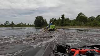 honda talon and xmr outlander water riding [upl. by Nohpets]