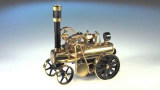 Wilesco D430 Live Steam Powered Locomobile [upl. by Naoj]