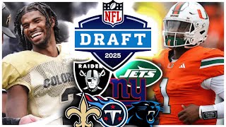 100 HONEST 2025 NFL Mock Draft [upl. by Judson119]