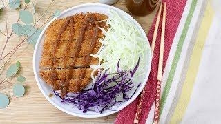 Japanese Tonkatsu Pork หมูทอดทงคัตสึ  Episode 172 [upl. by Eical793]