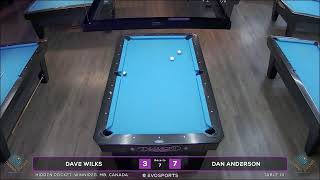 DAVE WILKS vs DAN ANDERSON  HIDDEN POCKET  TABLE 10  EvoSports [upl. by Smada158]