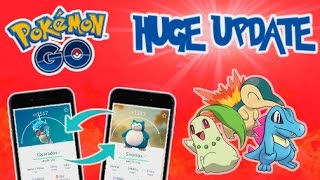 NEW POKEMON TRADING AND MORE HUGE POKEMONGO NEWS UPDATE [upl. by Harvard]