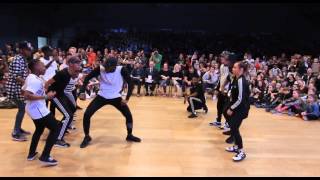 DYENAMIC vs THREE LIONS  Hip Hop Team Battle  IDO World Hip Hop Championship 2015 [upl. by Tryck]