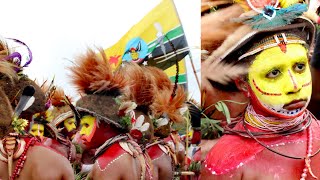 Melanesian dancers from HELA  Papua New Guinea [upl. by Lilithe]