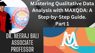 Qualitative Data Analysis  Coding And Thematic Analysis I MAXQDA Software [upl. by Eisnil369]