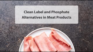 Natural solution to replace phosphates in meat products [upl. by Wernick]