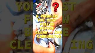 6PROBLEMYOUAREFACING❓THENYOUHAVETOCLEANYOURBIKECARBURETOR viralvideo shorts [upl. by Halihs34]