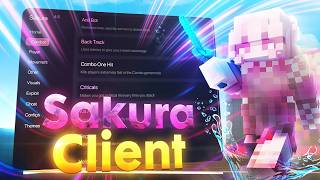 Sakura Client 189 Best Minecraft Hack Client for Hypixel amp BlocksMC amp FPS Boost 2024 [upl. by Nonnelg608]