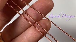 Wire Wrapping Techniques How To Twist Wire 3 Different Ways [upl. by Harras]