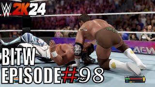 WWE 2K24 BITW Tournament 2024 AEW Group EP98 Kenny Omega Vs MJF [upl. by Lolly]