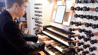 FESTIVE POSTLUDE on the BACHORGAN at St Thomas Church Leipzig  Paul Fey [upl. by Trevorr]