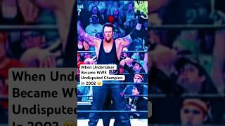 When Undertaker Became WWE Undisputed Champion In 2002  WWE Shorts wwe shorts undertaker [upl. by Jecho]