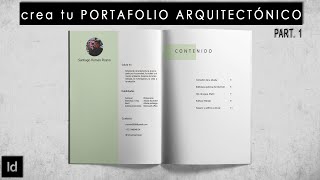 PORTAFOLIO arquitectónico  MAQUETACIÓN  INDESIGN PARA ARQUITECTOS 1 [upl. by Melodee]