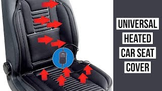 Sojoy Seat Cover ► Universal 12V Heated Car Seat ◄ Heated Car Seat Cushion [upl. by Murage]