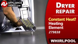 Dryer Overheating  Heating Element Defective  Diagnostic amp Repair by Factory Technician [upl. by Ruben395]