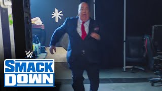 Brock Lesnar chases down Paul Heyman after Roman Reigns’ assault at MSG SmackDown March 11 2022 [upl. by Kellby]