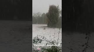 Hailstorm  Queensland video storm hail freak weather queensland photography photographer [upl. by Nedyarb34]