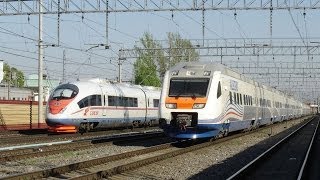 Самые быстрыеThe fastest trains of Russia РЖД [upl. by Forsta]