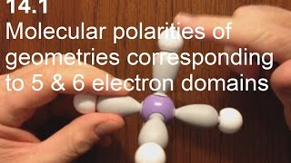 S2213 Molecular polarities of geometries for 5 6 electron domains HL IB Chemistry [upl. by Murton]