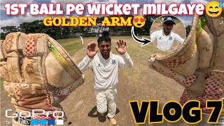 I took First wicket of my Cricket carrier 😍🤣 goprocricketbatmanplayscricket [upl. by Jessamine]