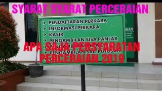 PERSYARATAN CERAI  TONTON SAMPAI HABIS AGAR TIDAK GAGAL PAHAM Jangan lupa Subcribe [upl. by Ainimre]