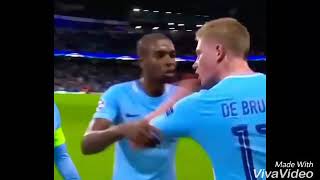 Guardiola quot Sit down nobody talksquot De Bruyne quotLet me talkquot [upl. by Aisanat]