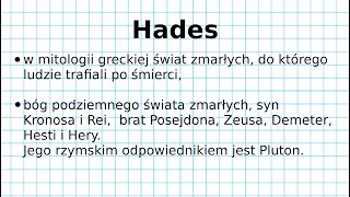 KRÓLESTWO PIEKIEŁ – Hades Mit o Orfeuszu i Eurydyce [upl. by Emia640]