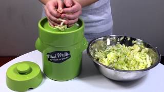 How to make Sauerkraut with the Mad Millie Fermenting Crock [upl. by Langille839]