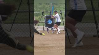 CRAZY Looking CURVEBALL Throw 😮 trentseverino [upl. by Nhguaval]