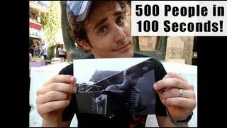 500 People in 100 Seconds [upl. by Thenna]