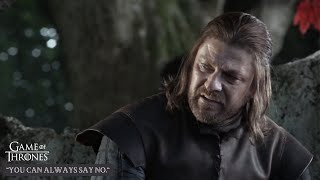 Ned Stark learns of Jon Arryns death  Game of Thrones S01E01 [upl. by Giacamo]