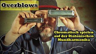 Blues Harp Mundharmonika lernen 19 Overblows was ist das Wie geht das Wofür braucht man das [upl. by Einaeg]