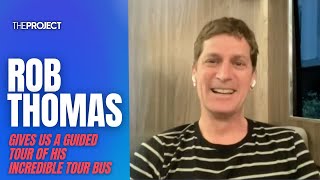 Matchbox Twentys Rob Thomas Gives Us A Guided Tour Of His Incredible Tour Bus [upl. by Kenison489]