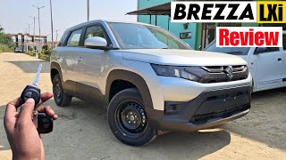 2024 Maruti Suzuki Brezza Lxi  Brezza Lxi  Price  Features  Engine  Interior  Exterior [upl. by Neerak887]