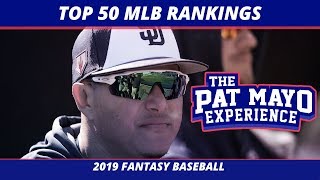 2019 Fantasy Baseball Rankings — MLB Top 50 Rankings Overall Sleepers amp Draft Strategy [upl. by Fergus]