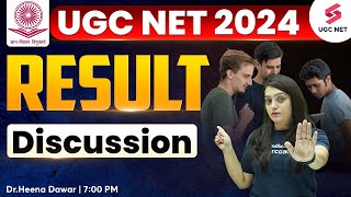 UGC NET 2024 Result Discussion  UGC NET Result Complete Analysis  Heena Maam [upl. by Carmela]