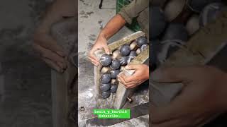 Tennis ball making please support 🙏 subscribe viral trendingshorts youtube yt ytshorts craft [upl. by Rolyab]