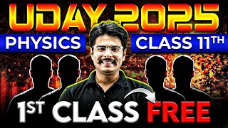 First Class of PHYSICS by Rakshak Sir  UDAY Batch  Class 11th Science 🔥 [upl. by Inahpets279]