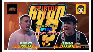 Fliptop  Sinio vs Apekz  Review Video 193 [upl. by Nyberg]