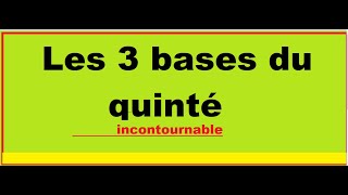 7 DECEMBRE Les 3 bases du quinté À VINCENNES incontournable [upl. by Enrichetta51]