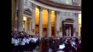 Hymne européen au Panthéon  Rome Italie juin 2012 [upl. by Alesi195]