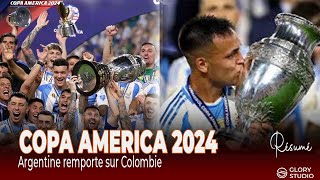 COPA AMERICA 2024  Argentine remporte sur Colombie résumé [upl. by Aynotan]