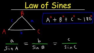 Law of Sines Basic Introduction AAS amp SSA  One Solution Two Solutions vs No Solution Trigonomet [upl. by Christopher]