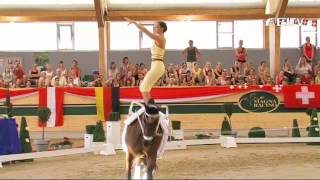 FEI European Vaulting Championships 2013  Senior Individual Female Technical  Top 3 [upl. by Obbard780]