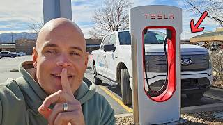 Charging a Ford EV at a Tesla Supercharger is Mostly Easy [upl. by Mur286]