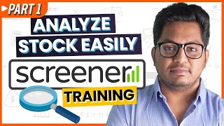 How to Analyze Stocks on Screener Website Part 1 [upl. by Eceerehs]