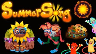 SummerSong 2024  5 new Costumes My Singing Monsters 4k [upl. by Wittie934]