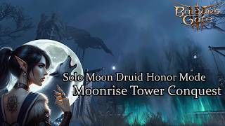 Solo Moon Druid Conquest For Moonrise Tower Part One Honor Run [upl. by Akenit]