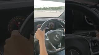 Mercedes E43 AMG Sport acceleration test automobile [upl. by Athalia593]