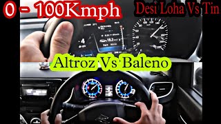 Tata Altroz Vs Baleno  0100  Who Will Win  Petrol Engines [upl. by Cerys973]